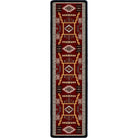 Wild Whiskey Floor Runner Garnet - Southwestern Floor Runners - Your Western Decor