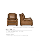 Wilder leather chair info  - Your Western Decor