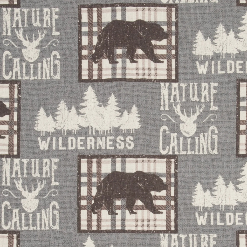 Wilderness Bear Fabric - Your Western Decor