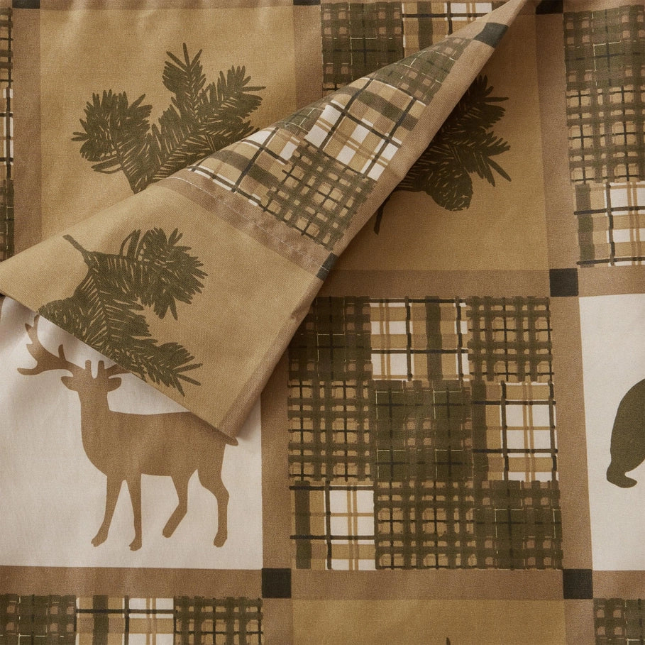 Wildlife and Plaid Lodge Sheets - Your Western Decor