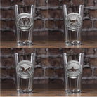 Deep-Etched Sand-Carved Wildlife Pint Glass Set - Your Western Decor