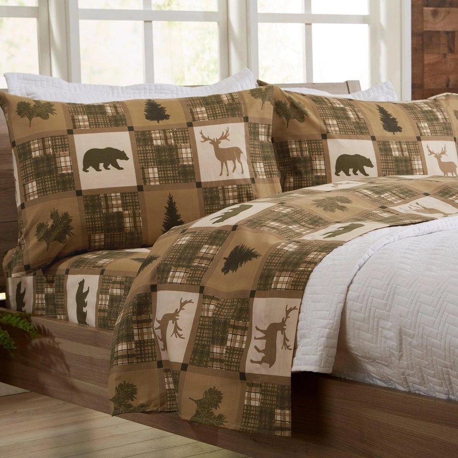 Wildlife and Plaid Lodge Sheets - Your Western Decor