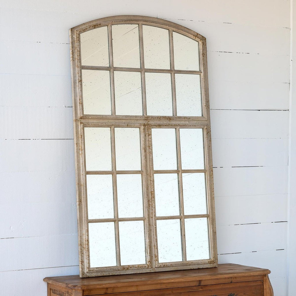 Arched Warehouse Window Mirror - Your Western Decor