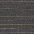 wool windowpane upholstery fabric charcoal commercial grade