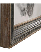 Horse art wall decor wood and metal frame - Your Western Decor