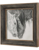 Winter Friends Framed Horse Print - Your Western Decor