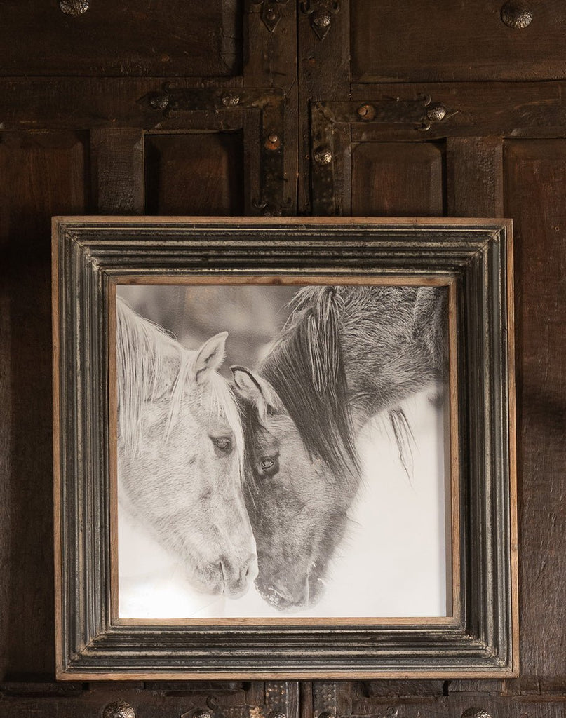 Winter Friends Framed Horse Print - Your Western Decor