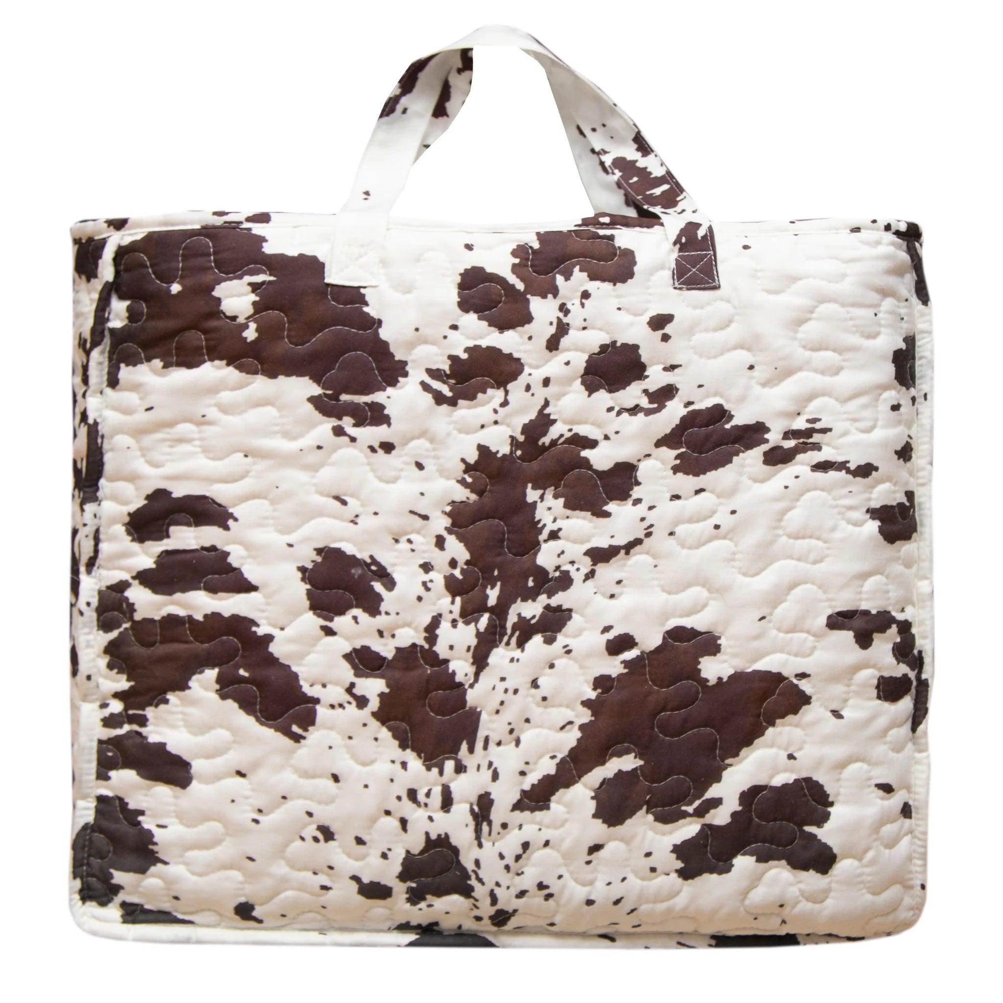 Cowhide Print Bedding Bag - Your Western Decor