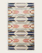 Pendleton Wyeth Trail cotton velour towel showcasing warm desert colors and classic Southwestern design.