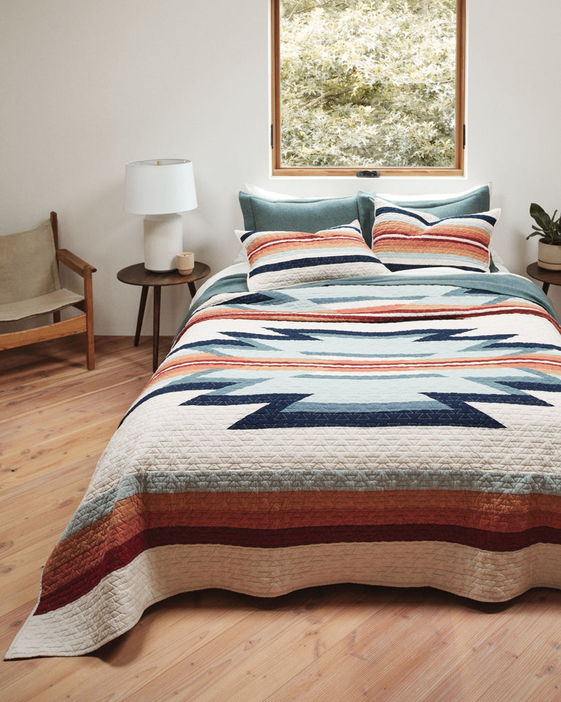American made Wyeth Trails Pendleton Quilt Set - Your Western Decor