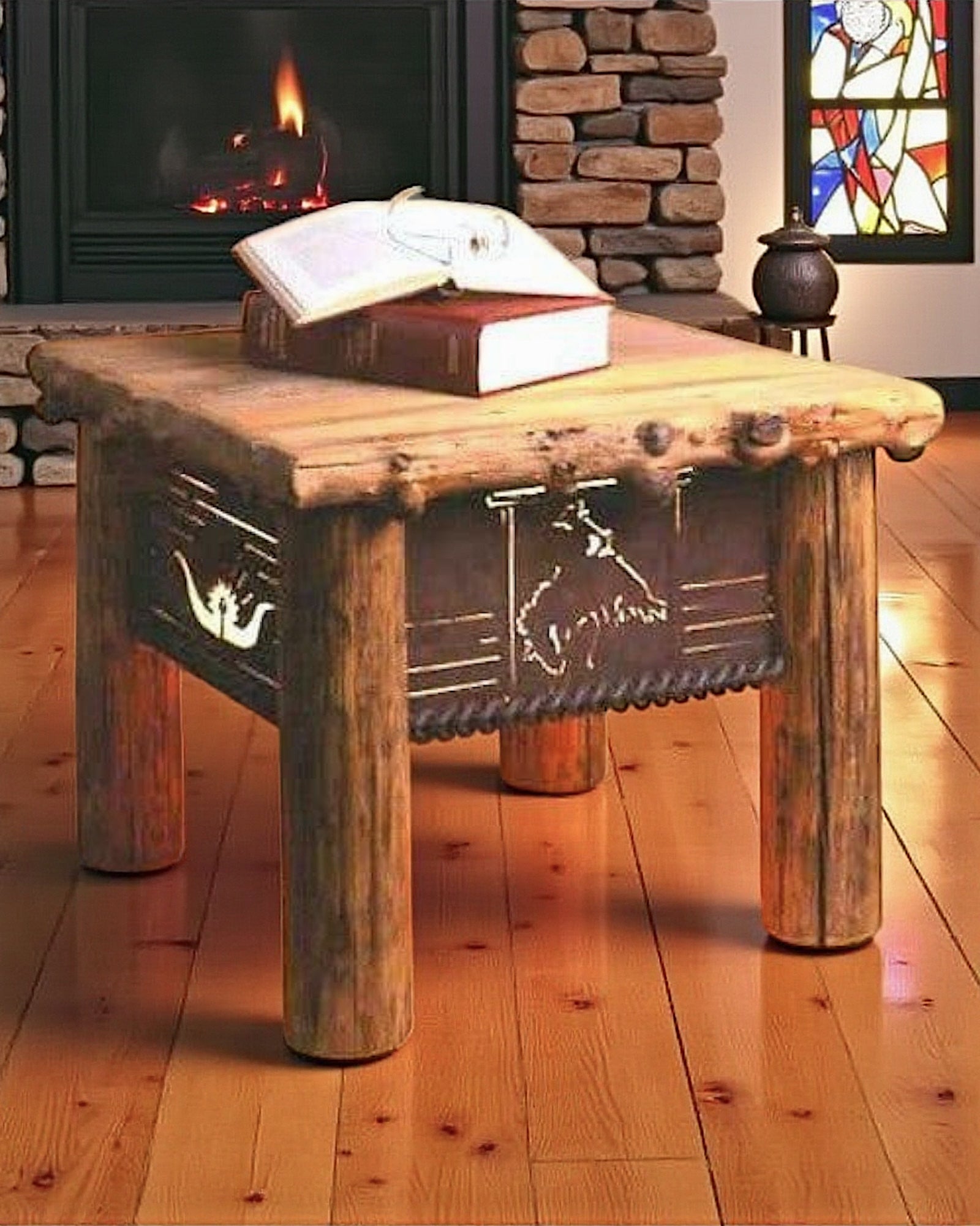 wyoming-western-log-side-table
