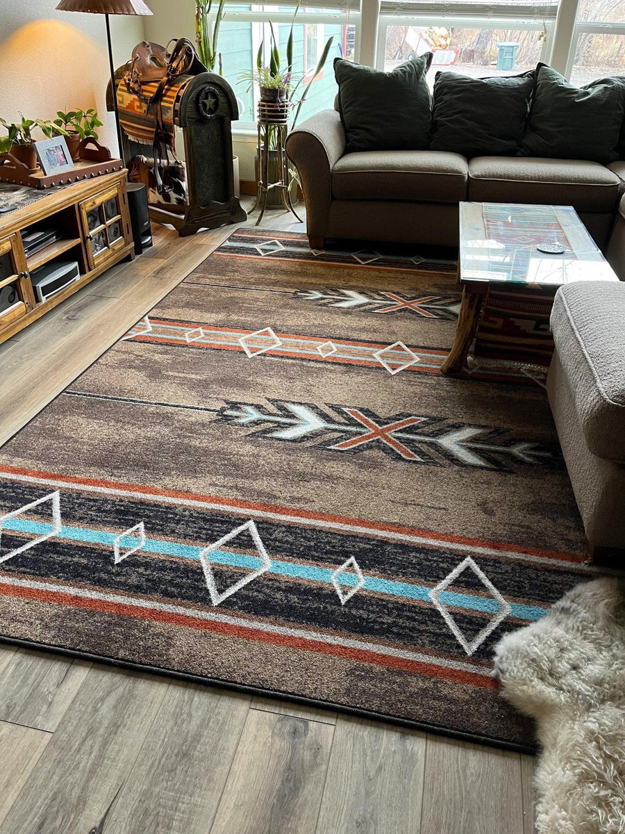 Belegui Diamonds Southwestern Area Rug main image 0