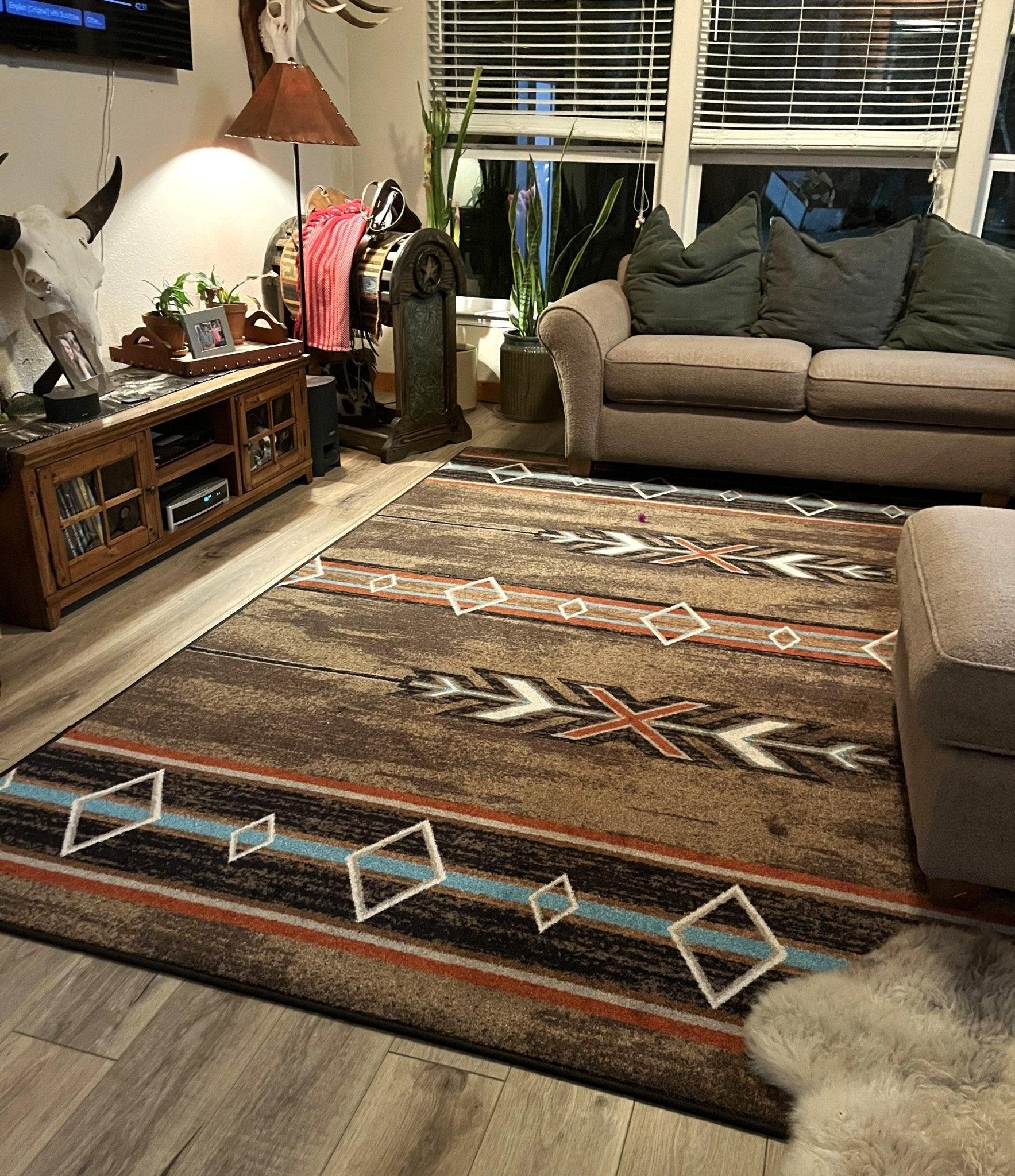 X's & Diamonds Southwestern Area Rugs - Made in the USA - Your Western Decor