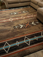 X's & Diamonds Southwestern 8x11 Area Rug - Made in the USA - Your Western Decor