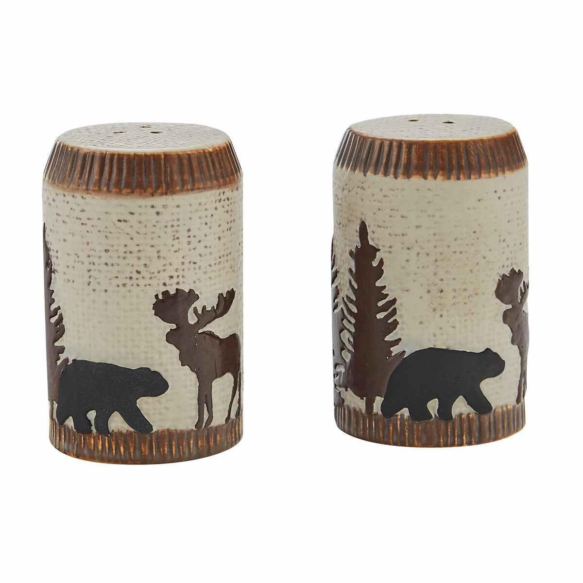 Yakutat Wildlife Dinnerware Salt Pepper Shakers - Your Western Decor