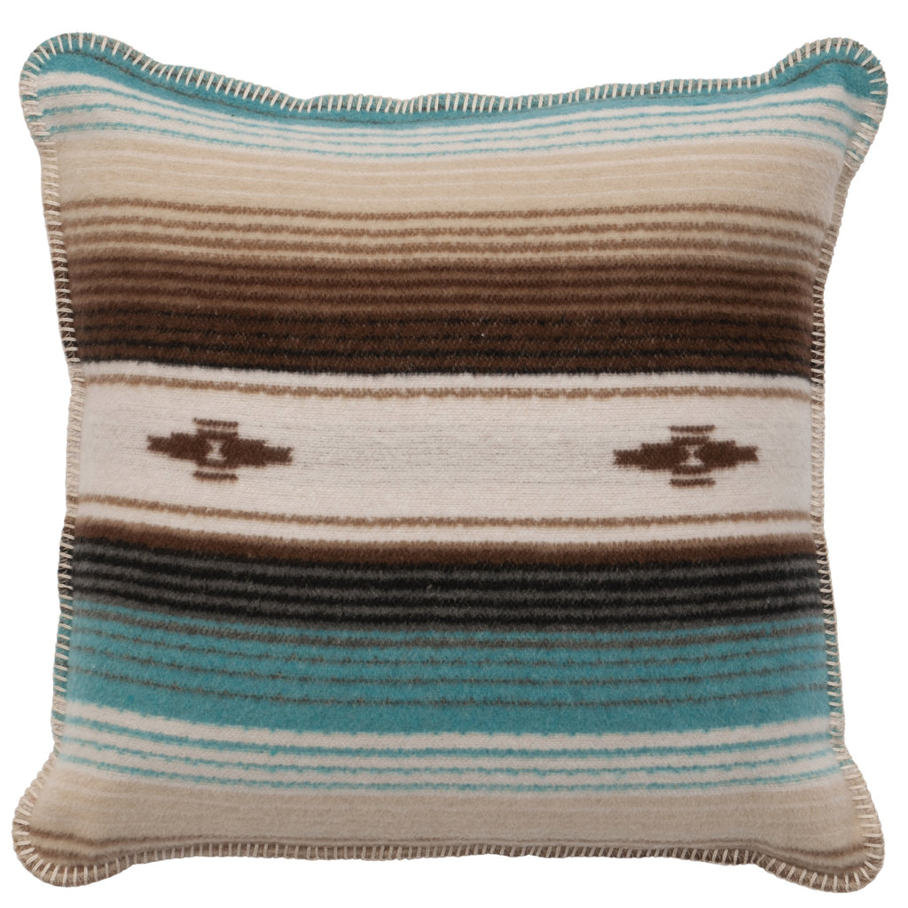 Yara Azul Southwest Throw Pillow made in the USA - Your Western Decor