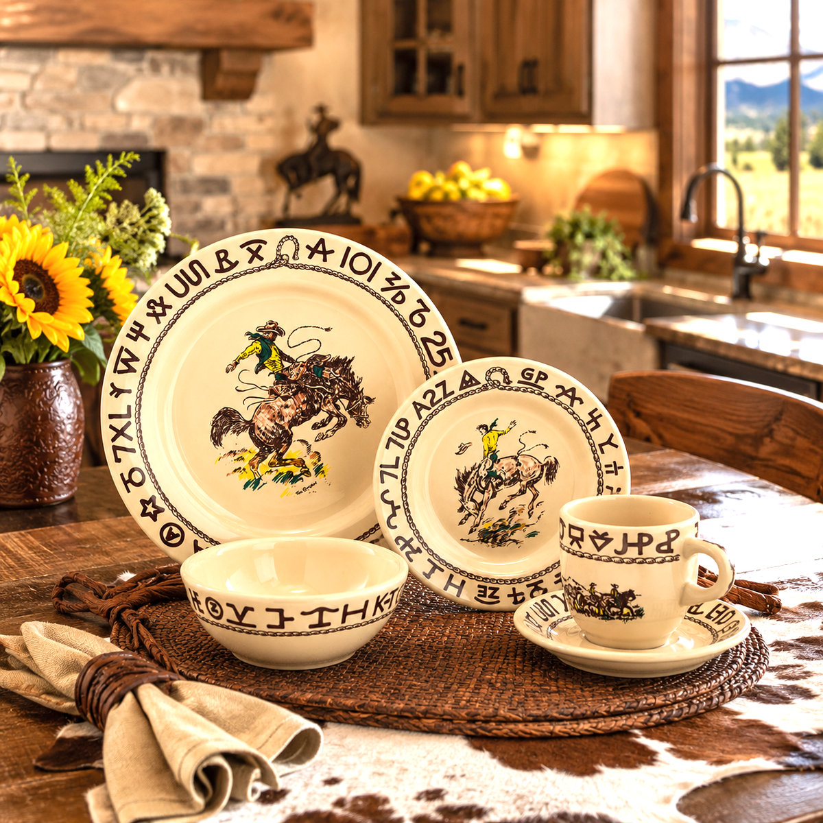 Luxury Western Dinnerware | Ranch & Lodge Tableware – Your Western Decor