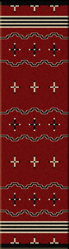 Big Chief Red Floor Runner - Your Western Decor, LLC