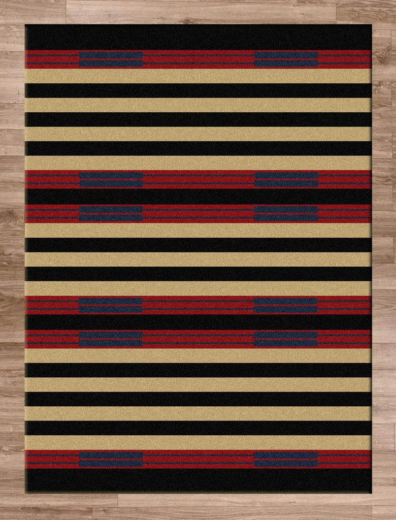 Big Chief Multi Stripe Rugs made in the USA - Your Western Decor