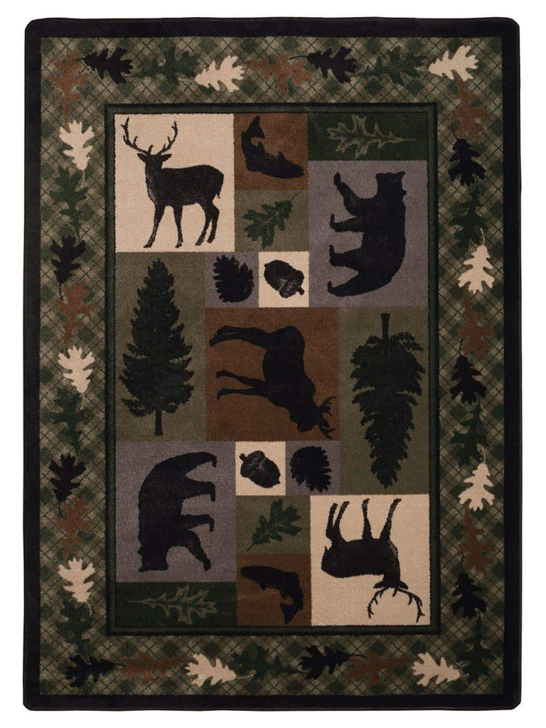 Wildlife Retreat Lodge Rugs - Made in the USA - Your Western Decor, LLC