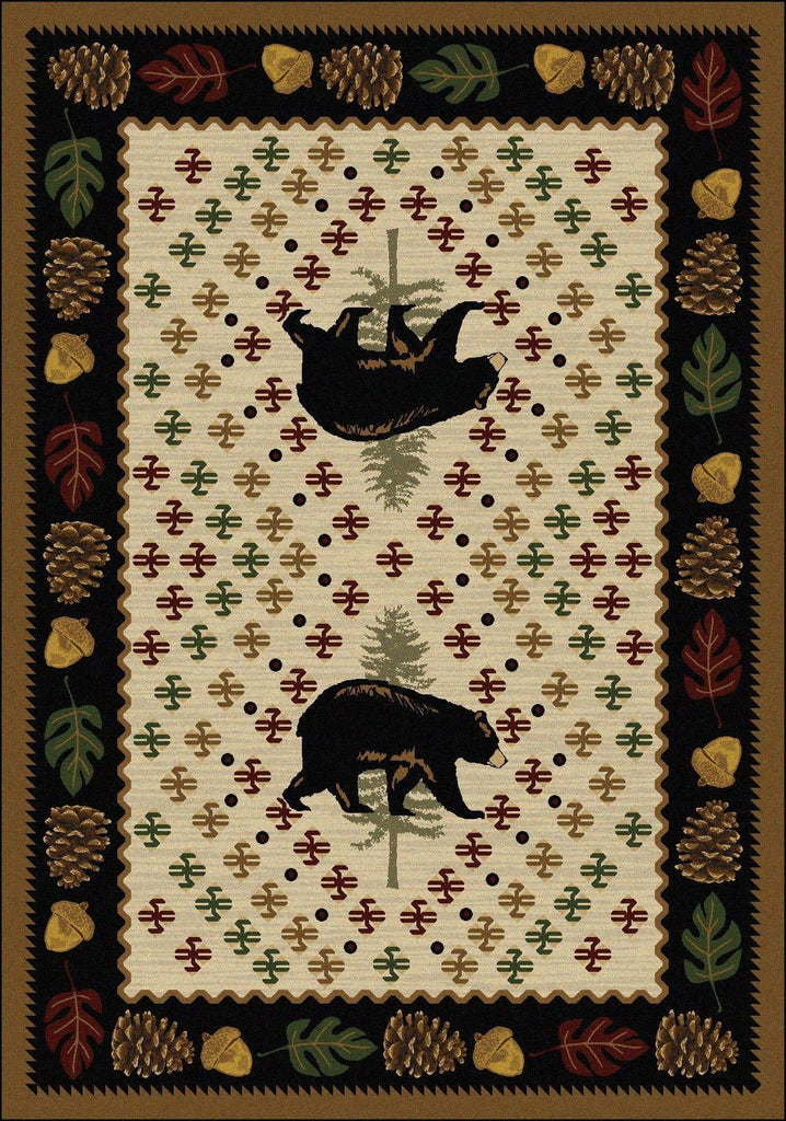 Patchwork Bear Rugs - 3 Colors - Your Western Decor, LLC