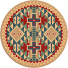 Dry Valley Kilim Round Area Rugs. Southwestern style area and accent rugs. Made in the USA. Your Western Decor, LLC