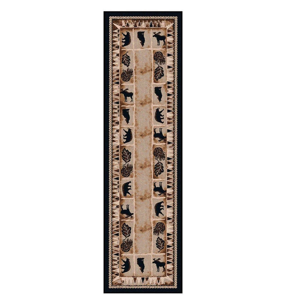 Northern Wildlife Floor Runner - Made in the USA - Your Western Decor