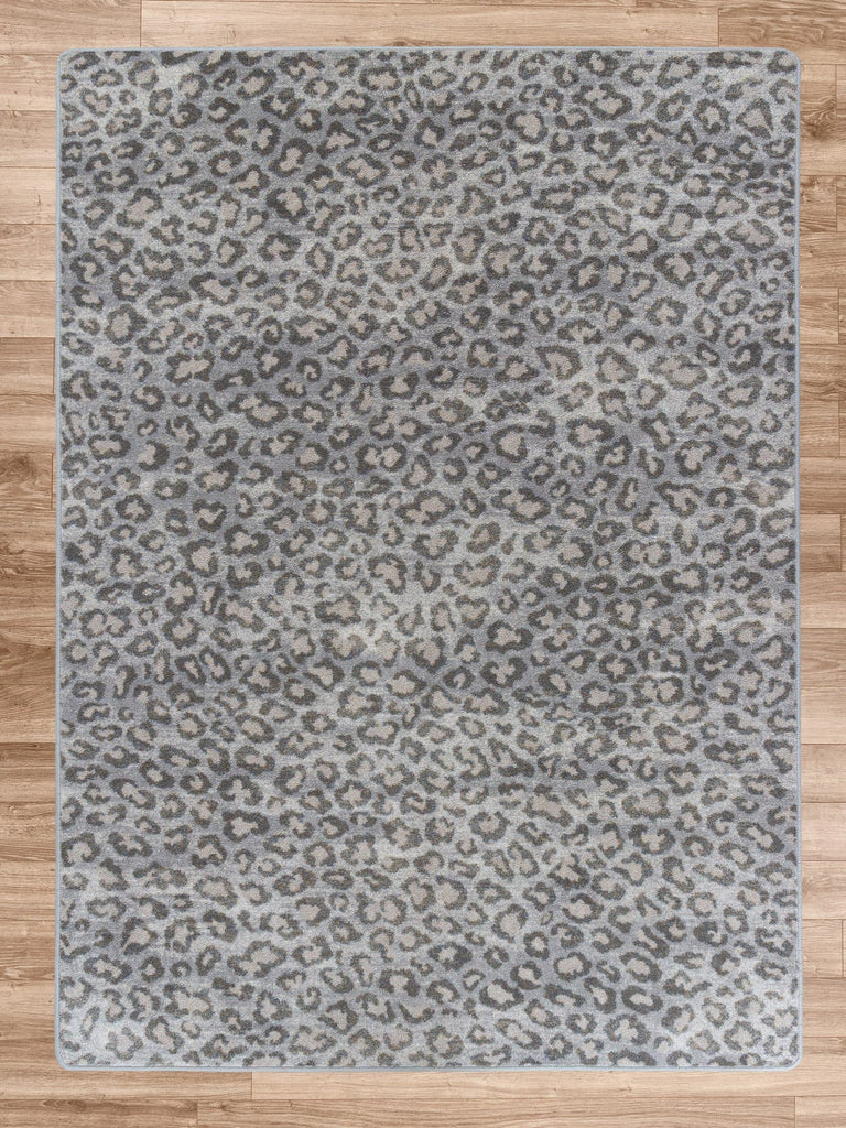 Snow Leopard Rug - Natural - Made in the USA - Your Western Decor, LLC