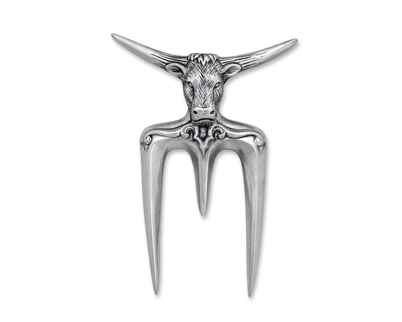 Aluminum Longhorn Carving Fork - Your Western Decor