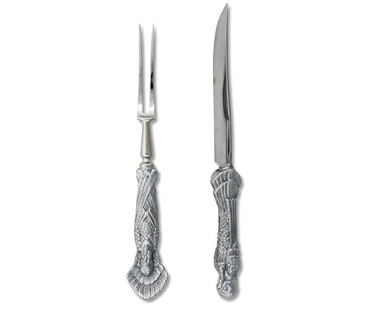 Aluminum Turkey Carving Set - Your Western Decor