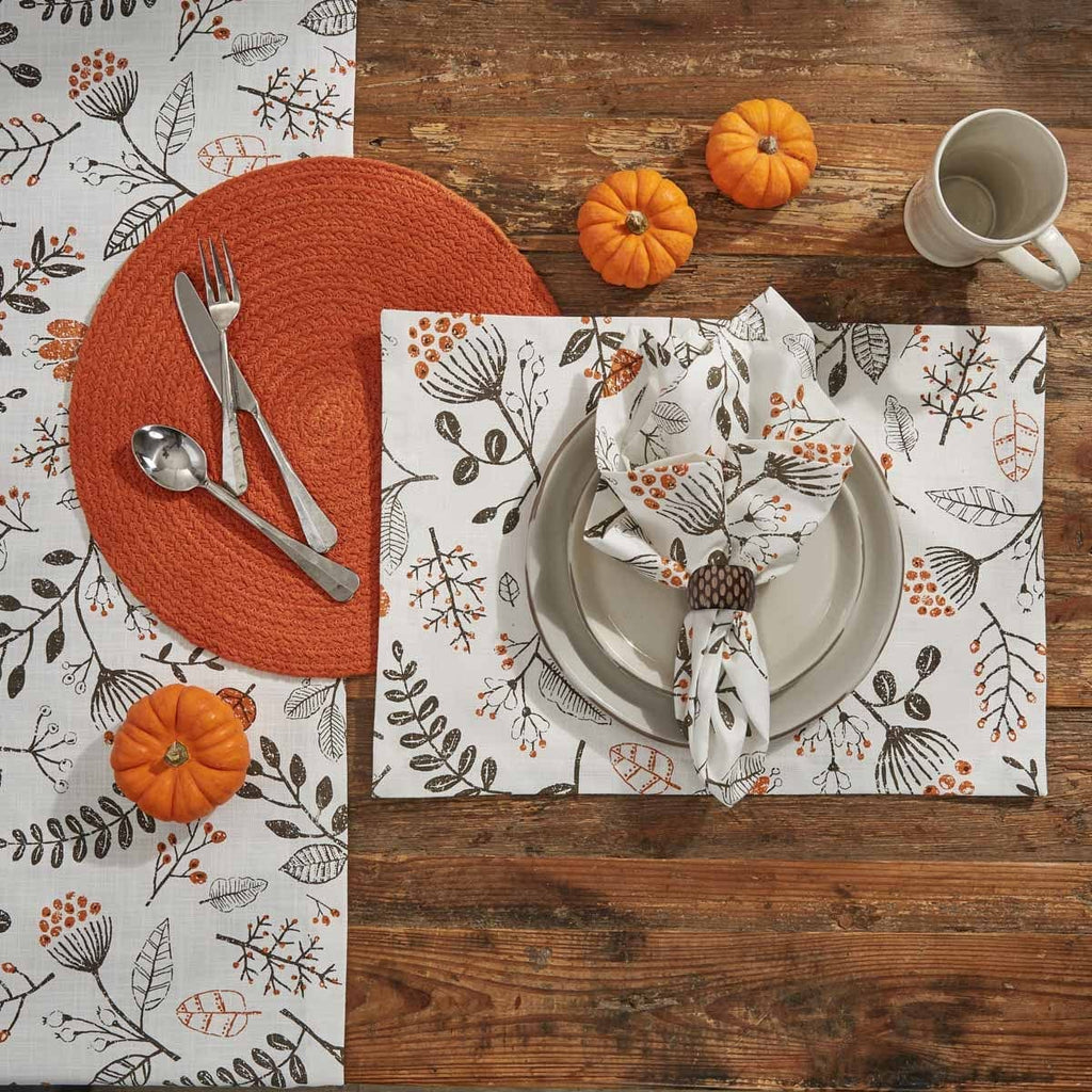 Autumn Foliage Table Linen Set • Your Western Decor
