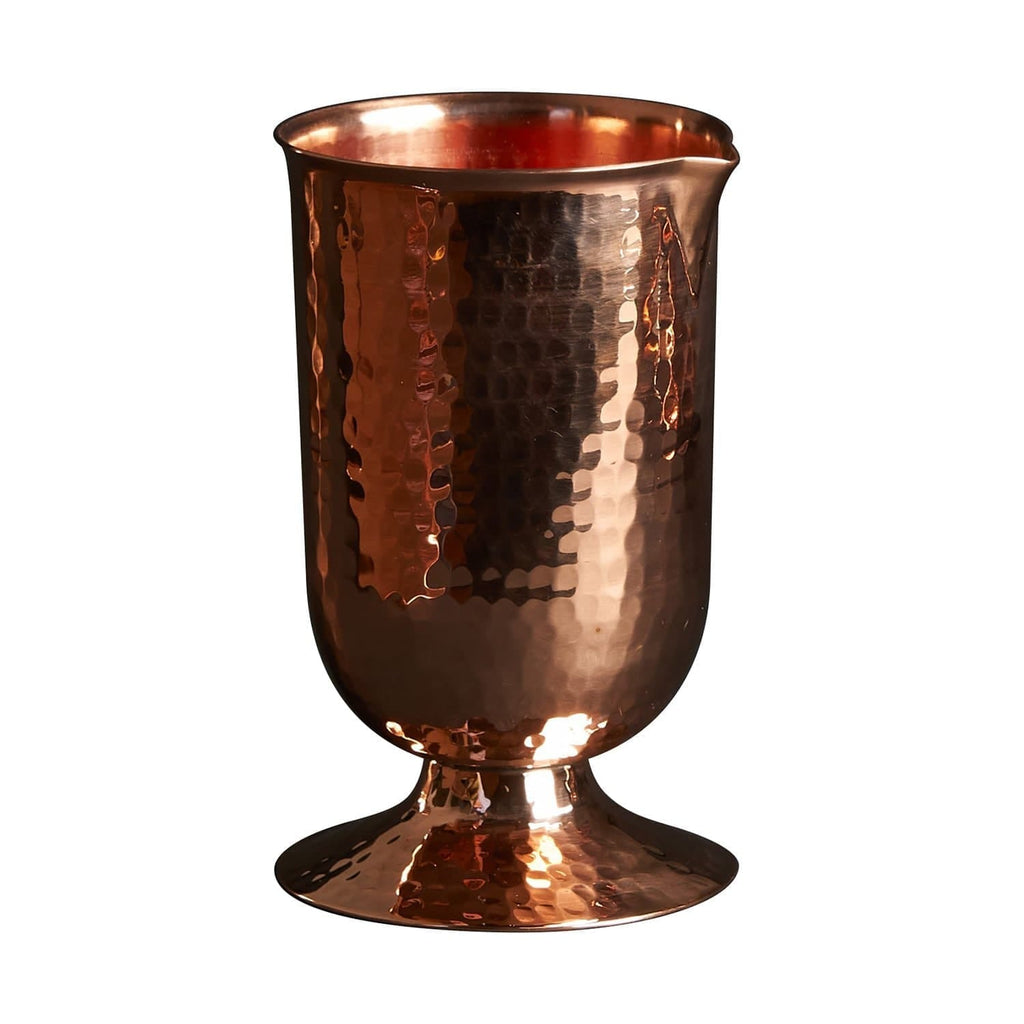 hammered copper cocktail mixer