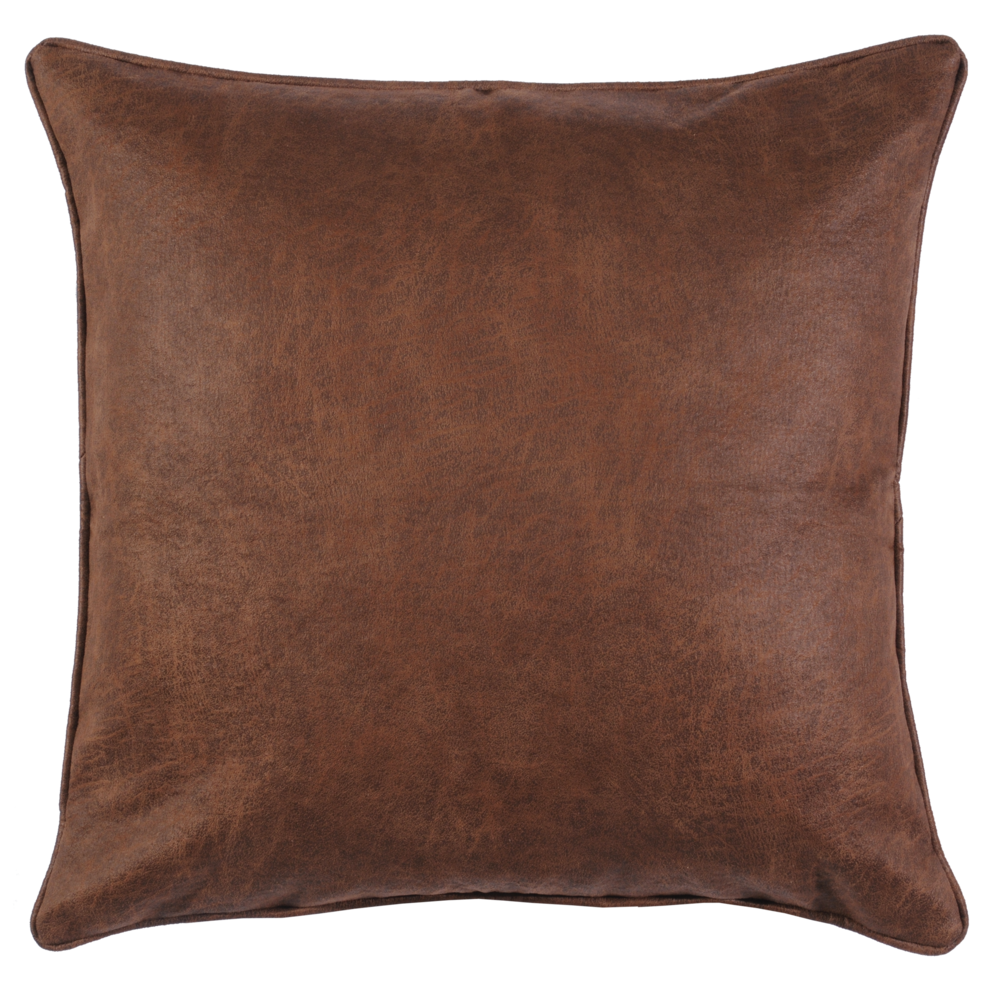 Bourbon Faux Leather Euro Sham - Made in the USA - Your Western Decor