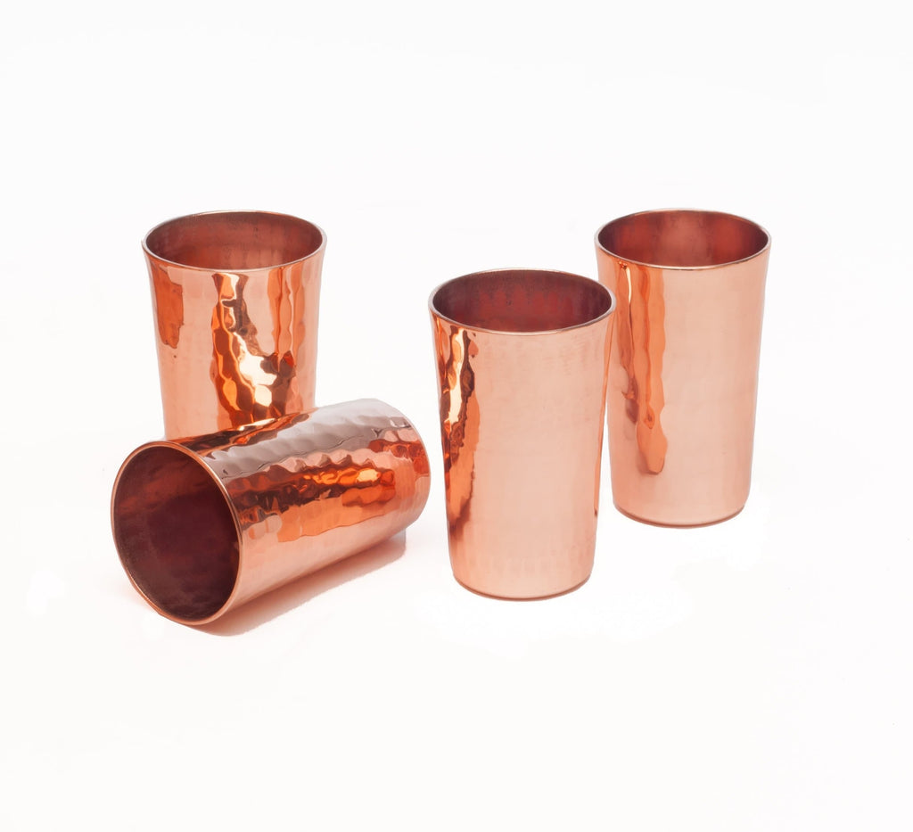 Hammered copper tequila shot cups. Handmade. Your Western Decor