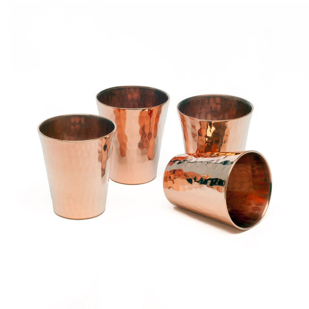 Hammered copper shot glasses - Your Western Decor