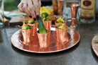 Sharpshooter hammered copper shots set - Your Western Decor