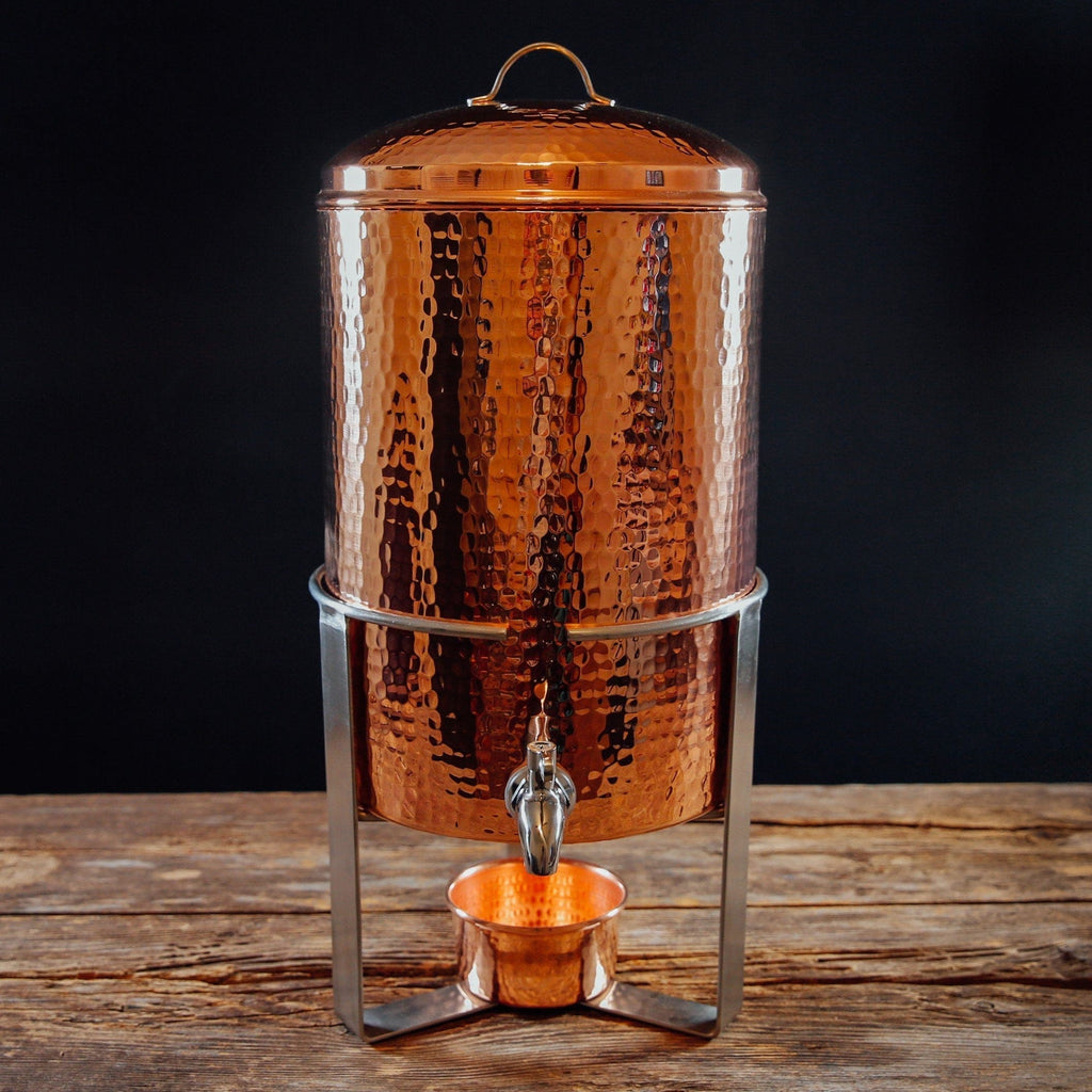 Arcadia Copper Beverage Urn for hot or cold service - Your Western Decor