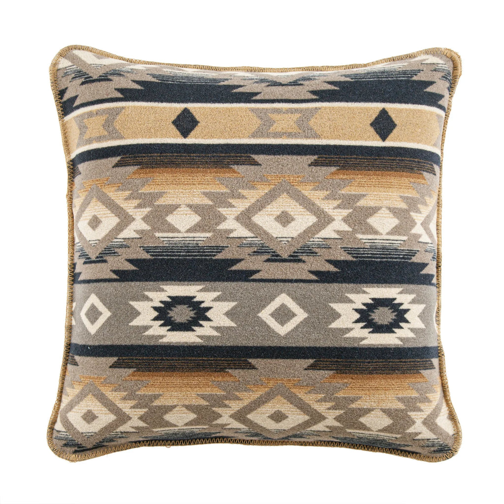 Cascada Desert Wool Blend Square Pillow - Your Western Decor