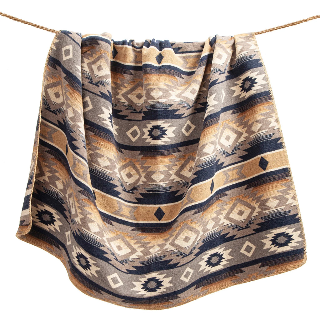 Cascada Desert Wool Blend Blanket | Your Western Decor