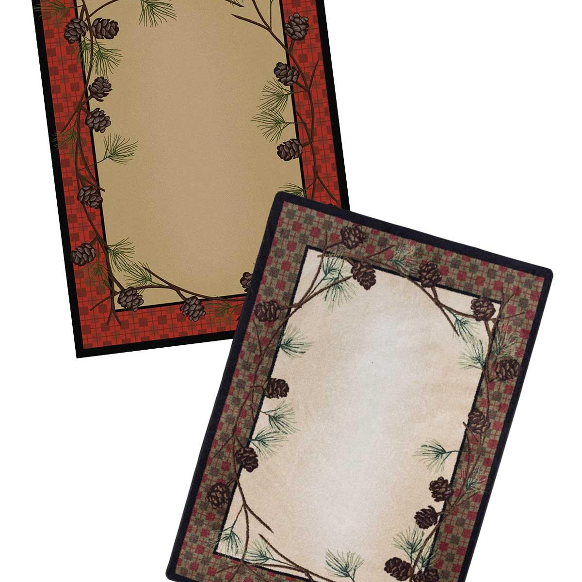 Delicate Pines Lodge Area Rugs - 2 Colors | Your Western Decor
