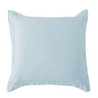 Light Blue  Washed Linen Tailored Luna Euro Sham - Your Western Decor