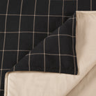 Hunter green windowpane duvet material - Your Western Decor