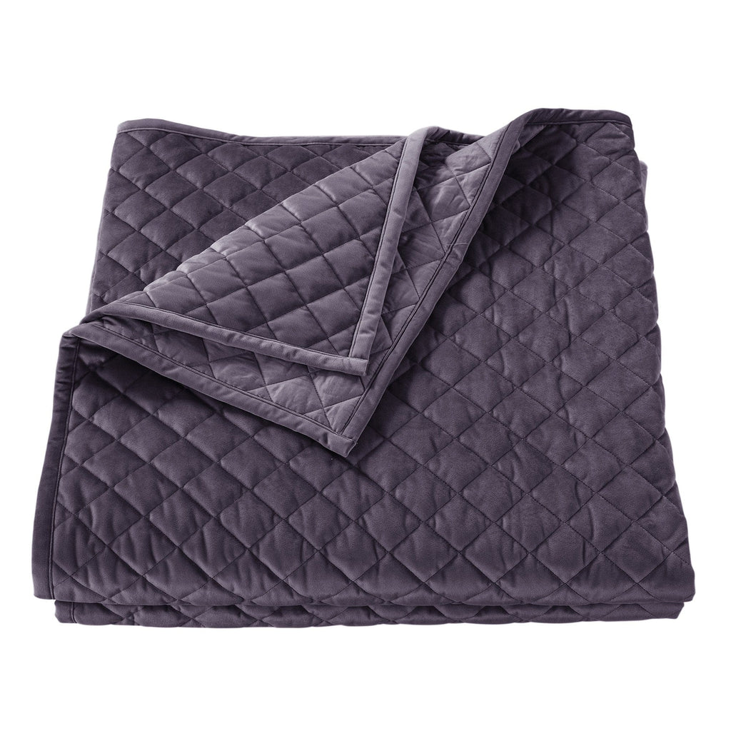 Velvet Diamond Quilt in Amethyst color from HiEnd Accents
