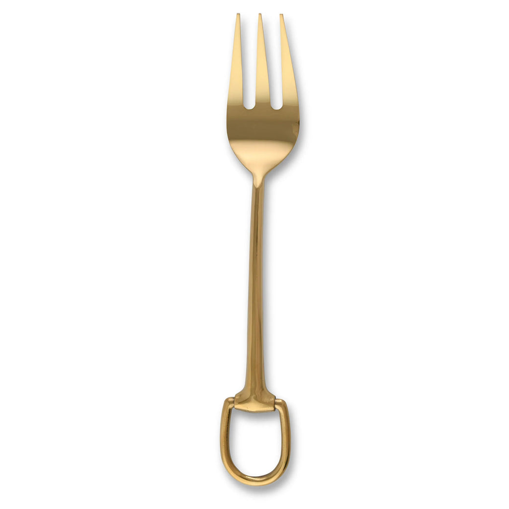 Stirrup Gold Serving Fork | Your Western Decor