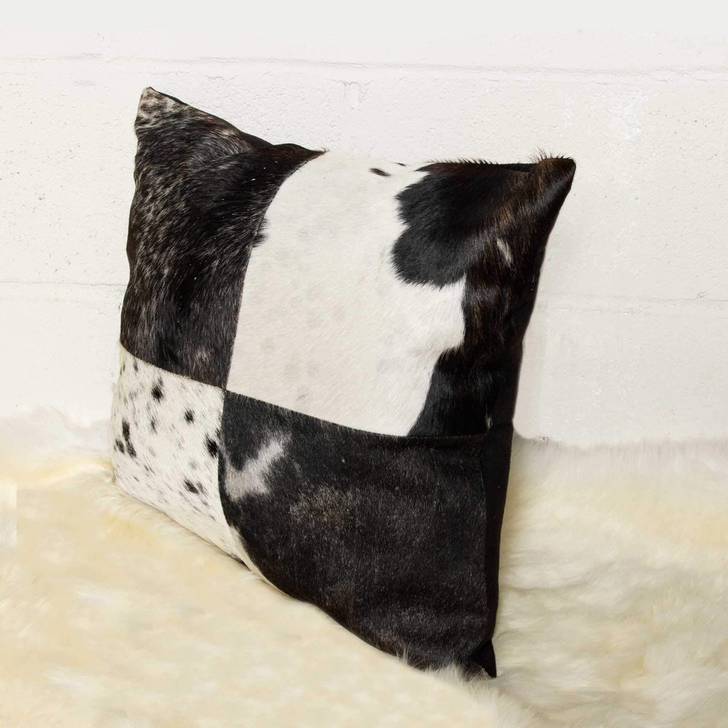 18" x 18" x 5" Black And White Quattro - Pillow - Your Western Decor, LLC