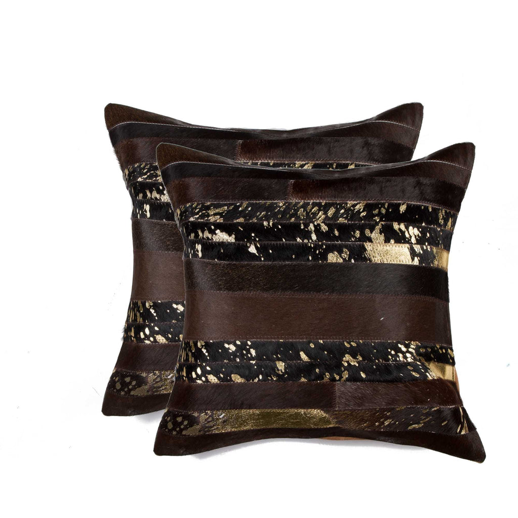 Gold & Chocolate Pillows | Your Western Decor