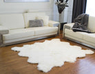 Faux Sheepskin Area Rug 6' x 6' - Your Western Decor