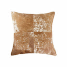 Speckled Tan Cuatro Cowhide Pillow - Your Western Decor, LLC