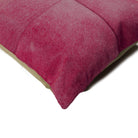 Cuatro Panel Fuchsia Cowhide Accent Pillow - Your Western Decor