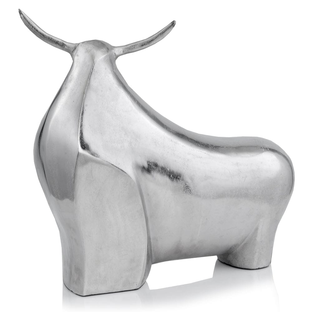 Aluminum Bull Sculpture - Your Western Decor